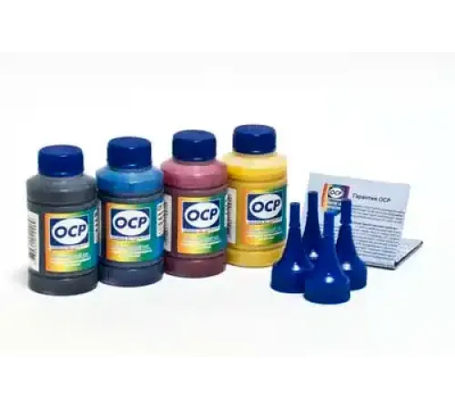 Чернила для Epson (OCP) комплектами, Комплект чернил OCP для Epson L100/L200 x 4 (BK/C/M/Y 155)